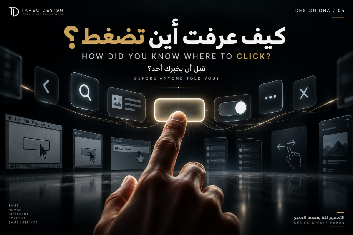 كيف عرفت أين تضغط... قبل أن يخبرك أحد؟