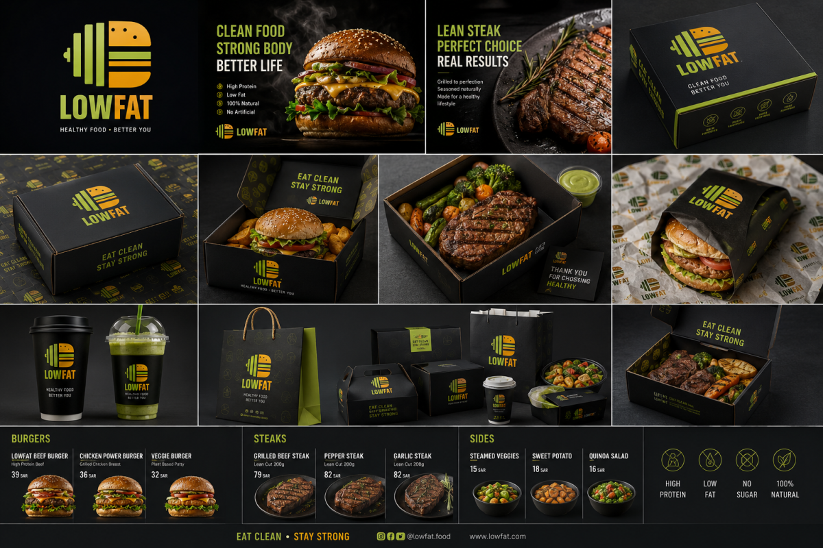 Logo & Branding | Diet & Healthy Food Restaurant