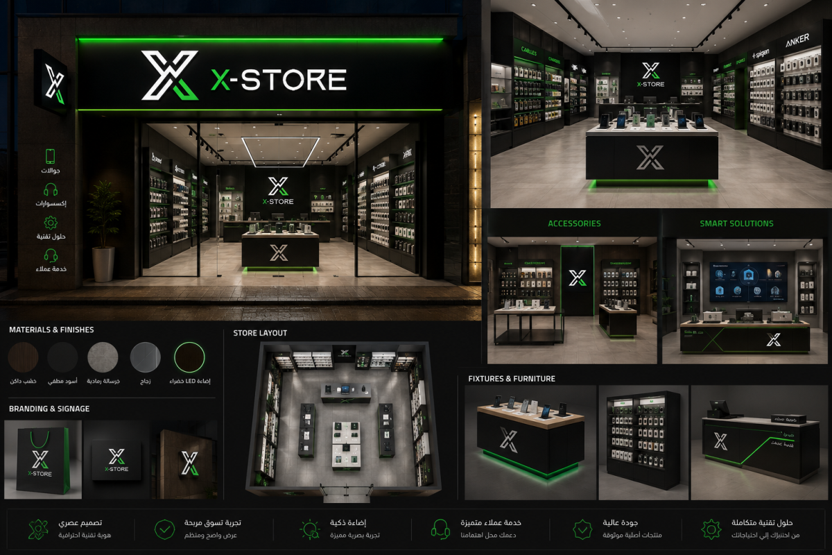 X-STORE Brand Identity