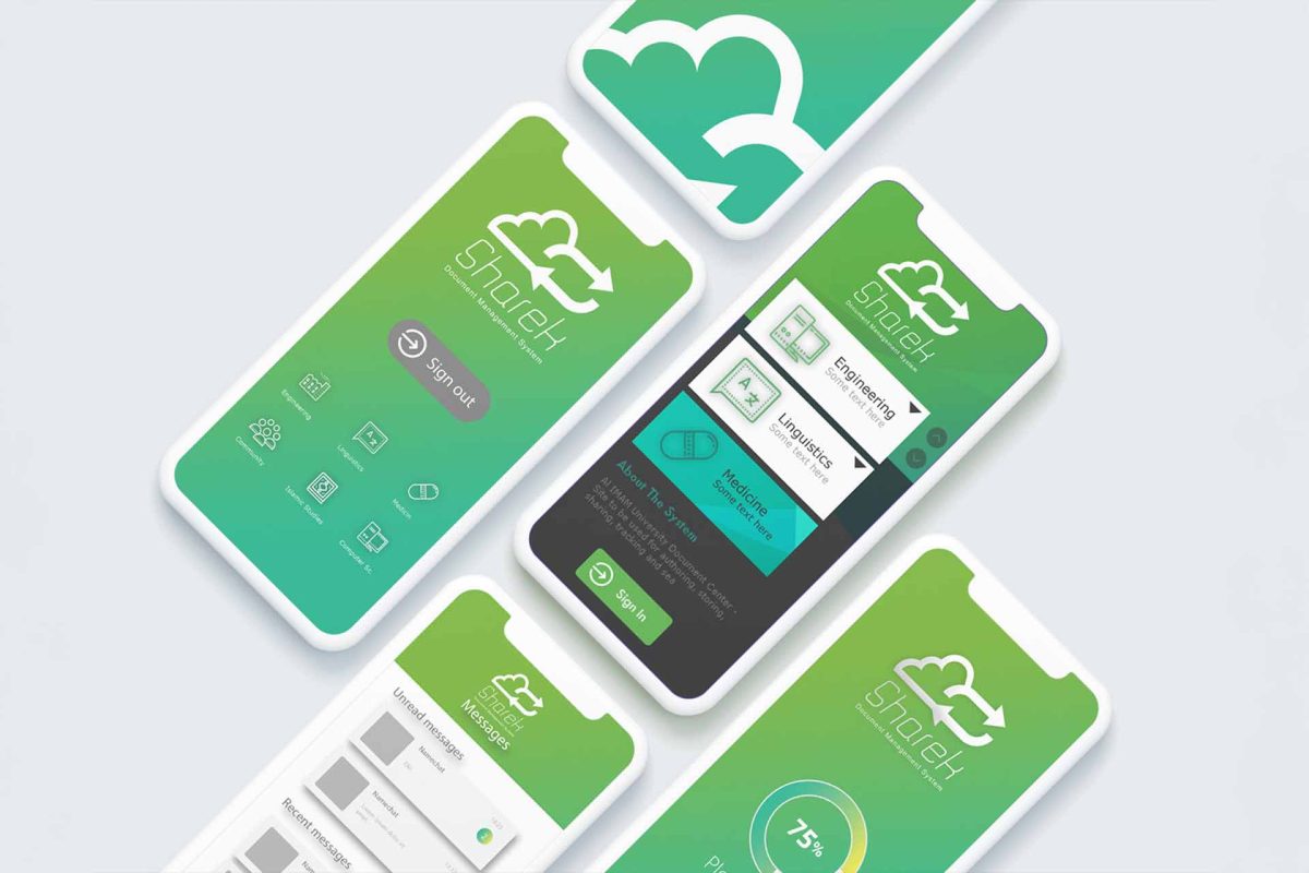 Sharek Web and Mobile App - Gallery Image